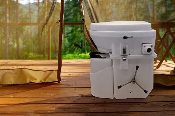 TomTur Nature’s Head Komposttoilette mit Spider Handle Handkurbel